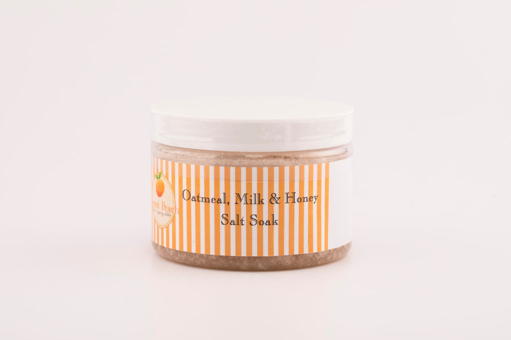 Sweet Peach Salt Soak - Oatmeal, Milk & Honey image