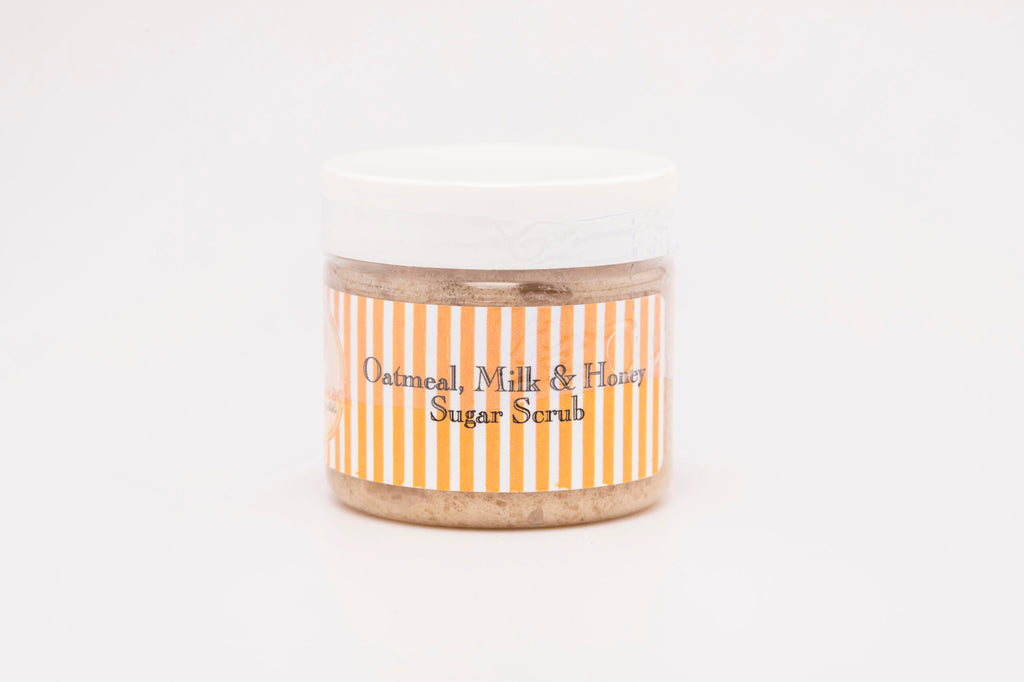 Sweet Peach Body Scrubs - Oatmeal, Milk & Honey, 2oz image