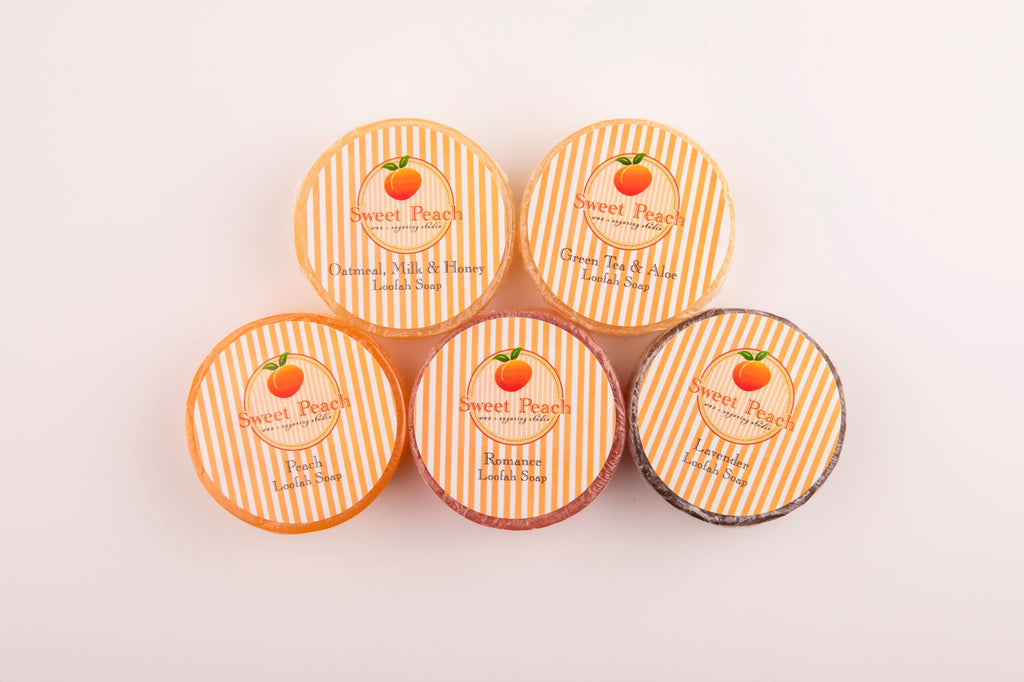 Sweet Peach Loofah Soap image 0