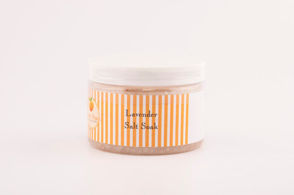 Sweet Peach Salt Soak - Lavender image